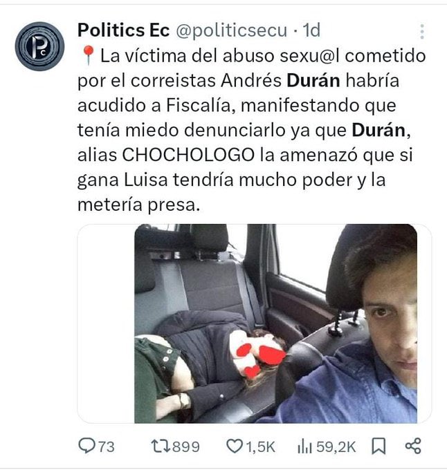 <a href="/AndresDuranEc/">Andrés Durán, El Chochólogo</a> <a href="/EcEnDirecto/">Ecuador En Directo</a> Partiendo de tu lógica borrego repetidor de huevadas, al igual q tu patrona la del tubo, todas las empresas floricolas, aéreas que se contaminan serían narcos.

Este cojudo es igual de imbecil que abusador de mujeres.