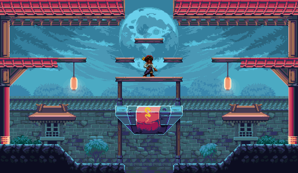 thiagopdps's tweet photo. Another piece I made for Shield Strike, along with the collision design I had to justify while creating the platforms.
#PixelArt #GameDev #IndieDev #ShieldStrike #PixelScene #PlatformerGame #GameArt #LevelDesign #PixelArtist #IndieGameDev https://t.co/X52hgonbgT