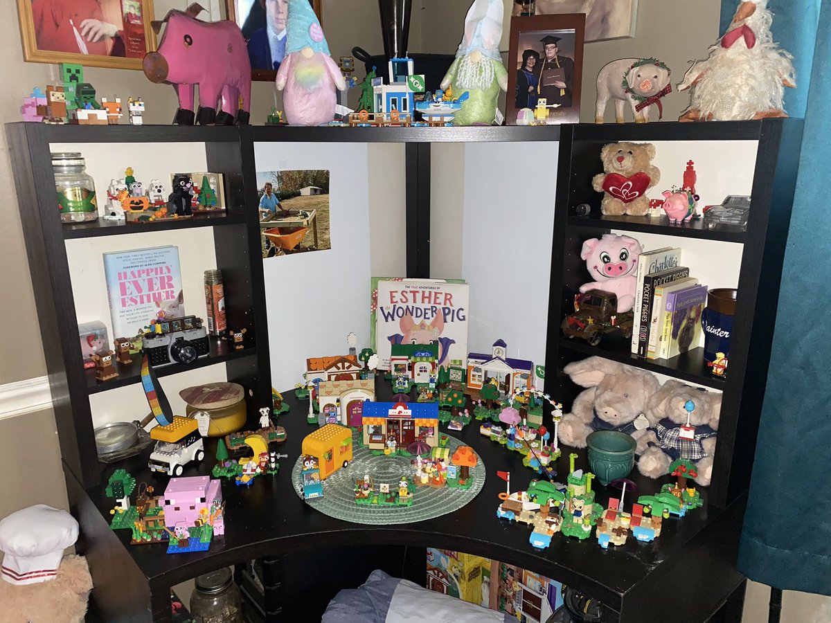 Newjerseydevel's tweet image. I got every single Animal Crossing lego set on display. I’m going to need more room. #Lego #AnimalCrossing