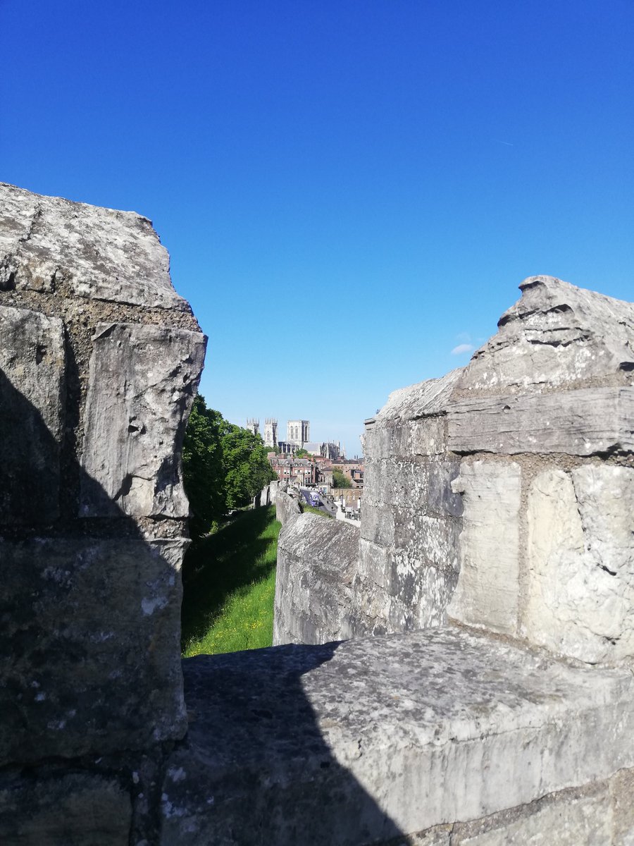 An evening stroll round the city walls was a good way to burn off some conference calories. It's something I've not done for a good few years, and the weather was perfect. #York