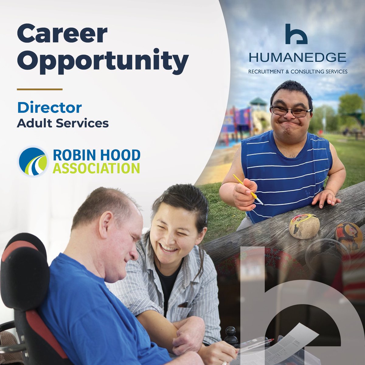 It is a very special experience when we engage with organizations like the Robin Hood Association that make such a tremendous difference in the lives of persons with developmental disabilities and their families. 💙 💚 

Share with your network. 
humanedgeglobal.com/opportunity/59…