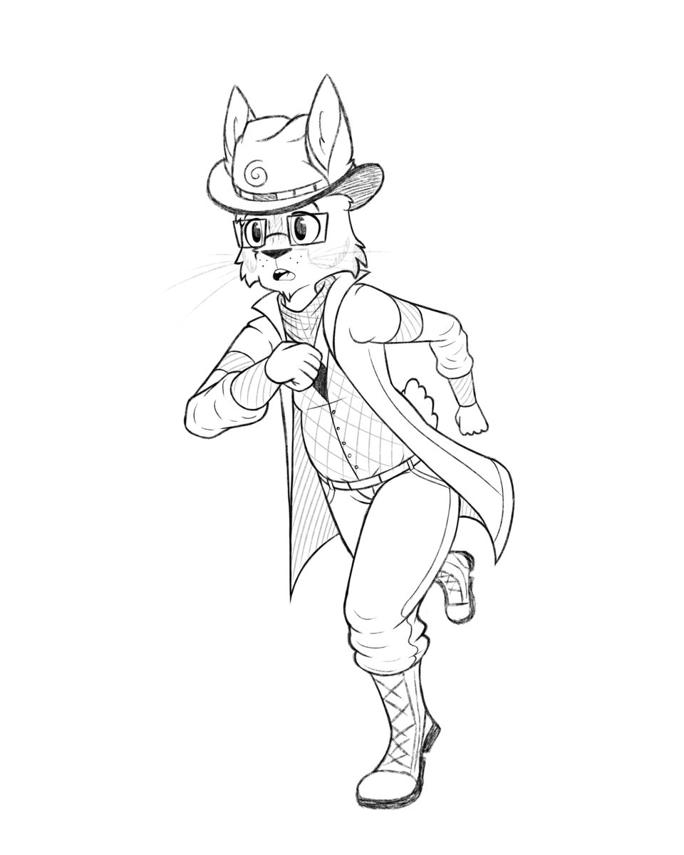 OneiroHare's tweet photo. Fursona concept sketch https://t.co/8XVVe2erLH