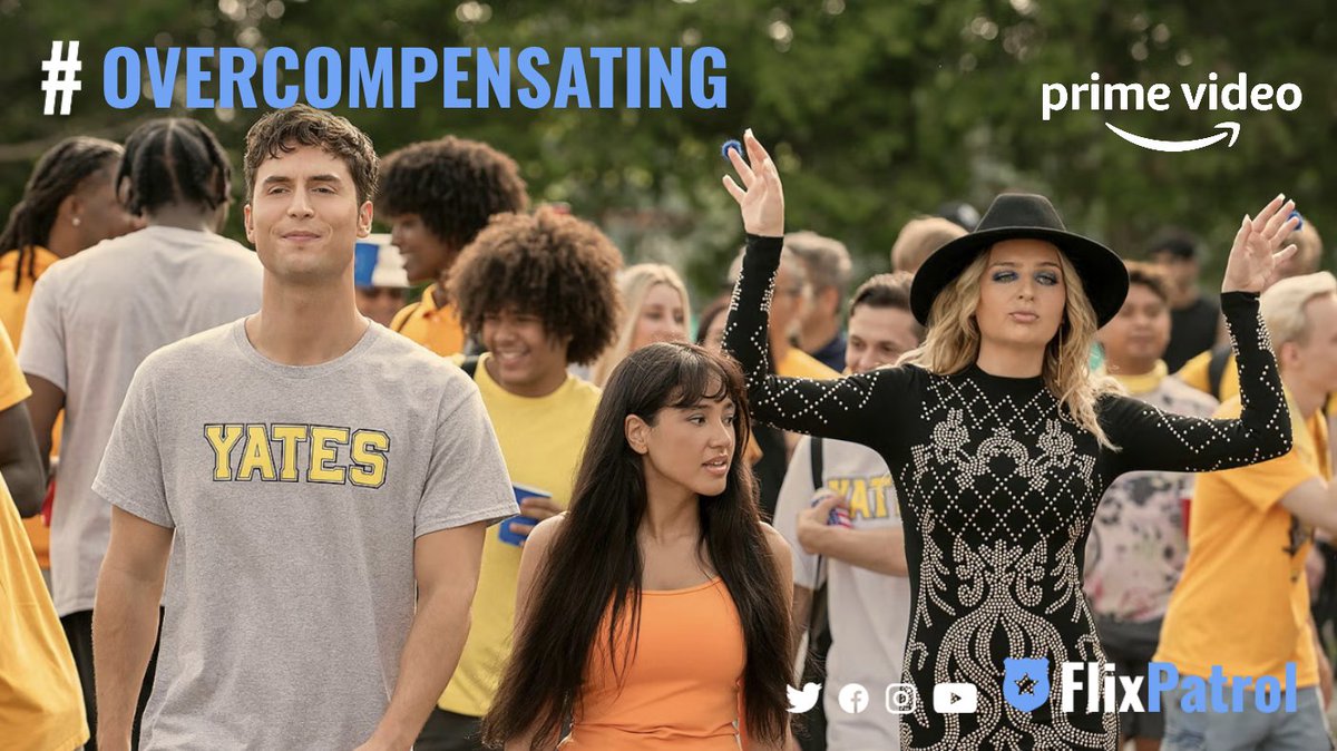 PRIME VIDEO IS OVERCOMPENSATING. 🍻

Thanks to its popularity especially in the US and Canada a new comedy series produced by <a href="/charli_xcx/">Charli</a> tops the charts. #Overcompensating beats even big animals like  <a href="/Reacher/">Jack Reacher</a>. 

🥇 No. 1 Worldwide
🏆 Top position in 11 countries

See full