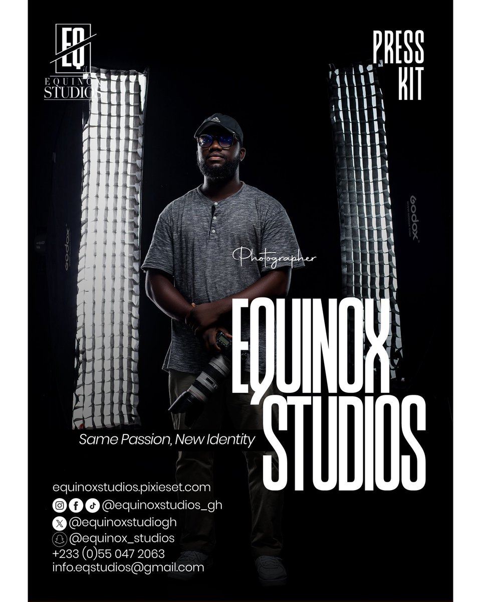 iam_misteredwin's tweet photo. Swipe to read my 2025 Press Kit 

We’ve always believed that the right photo isn’t just about lighting or angles 
it’s about presence, timing, and meaning.

@equinoxstudios_gh @equinoxstudios_gh 

This is more than a rebrand.

#EquinoxStudios #BrandStory #PhotographyWithHeart https://t.co/bQTWxx8Tyv