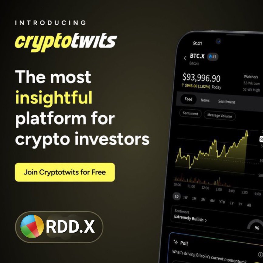 ReddCoin Notes (@reddcoinnotes) on Twitter photo ✅️ We have obtained a verified account on <a href="/CryptotwitsHQ/">Cryptotwits (Stocktwits)</a>🚀
🔸️ Join their <a href="/Stocktwits/">Stocktwits</a> for free
🔸️ Add $RDD (RDD.X) to your watchlist
🔸️ Follow our #ReddCoin profile: stocktwits.com/ReddCoin
🔸️ Spread the word on X! ✅️ We have obtained a verified account on <a href="/CryptotwitsHQ/">Cryptotwits (Stocktwits)</a>🚀
🔸️ Join their <a href="/Stocktwits/">Stocktwits</a> for free
🔸️ Add $RDD (RDD.X) to your watchlist
🔸️ Follow our #ReddCoin profile: stocktwits.com/ReddCoin
🔸️ Spread the word on X!