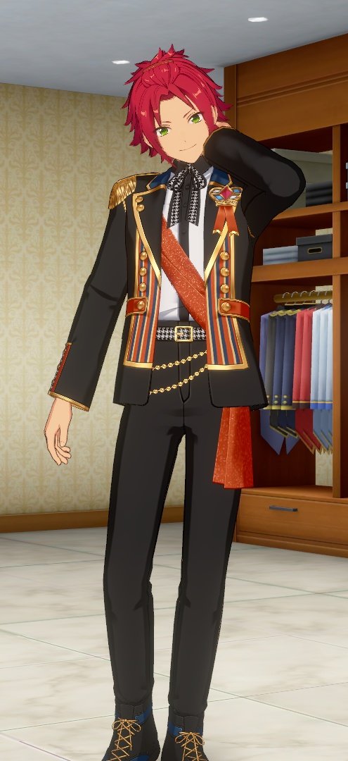j0_o_o_o's tweet image. 弓弦の衣装で一番好きなのはテーマスカウト1かも 人外の凄みがありつつ上品で格好いいけど美しさもあって最高 あとF1はSCRがめっちゃいい!弓弦の黒シャツ黒手袋… トリスタはTRIP衣装が大好き リボンだけど可愛すぎないし白シャツにセンターに黒のライン入ってるのがセンスいい スバルのF1衣装も好き