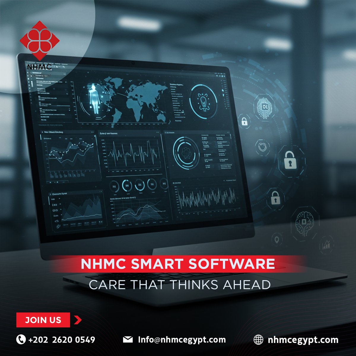 NHMC’s Software: Making Clinics Smarter, Safer, and Faster
We don’t sell systems. We deliver solutions. Our digital platform helps hospitals reduce errors,
track care plans, and enhance patient outcomes—all from one screen.

Book a live demo: [ nhmcegypt.com ]