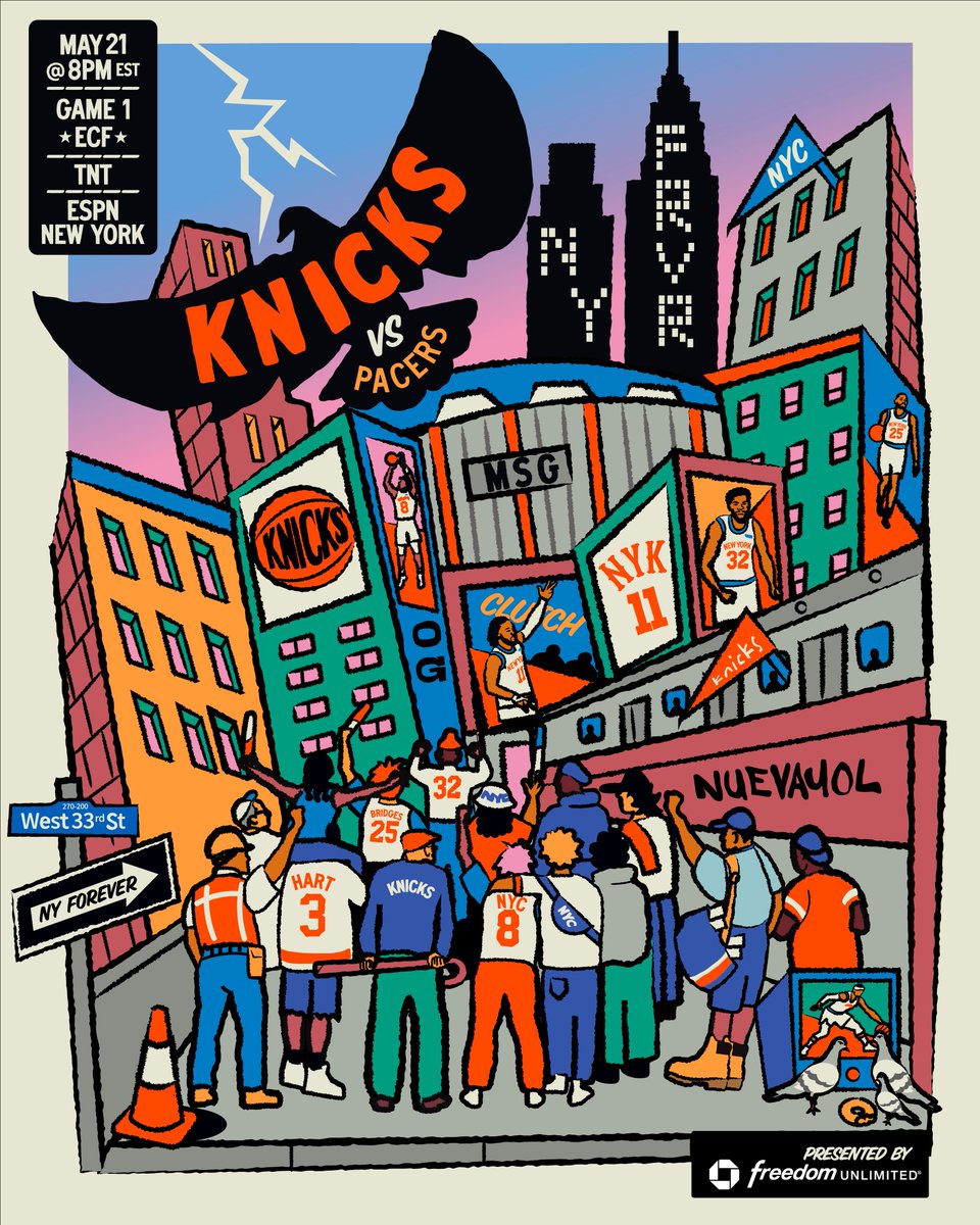 Gotham City..<a href="/nyknicks/">NEW YORK KNICKS</a> edition 🦇