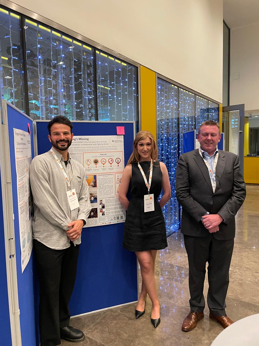 Members of TERG took part in the <a href="/ambercentre/">AMBER</a> showcase yesterday, speaking about their research into spinal cord injury, 2D materials for tissue engineering and neural interfacing, and their collaboration with Fighting Words to introduce young children to STEM through stories.