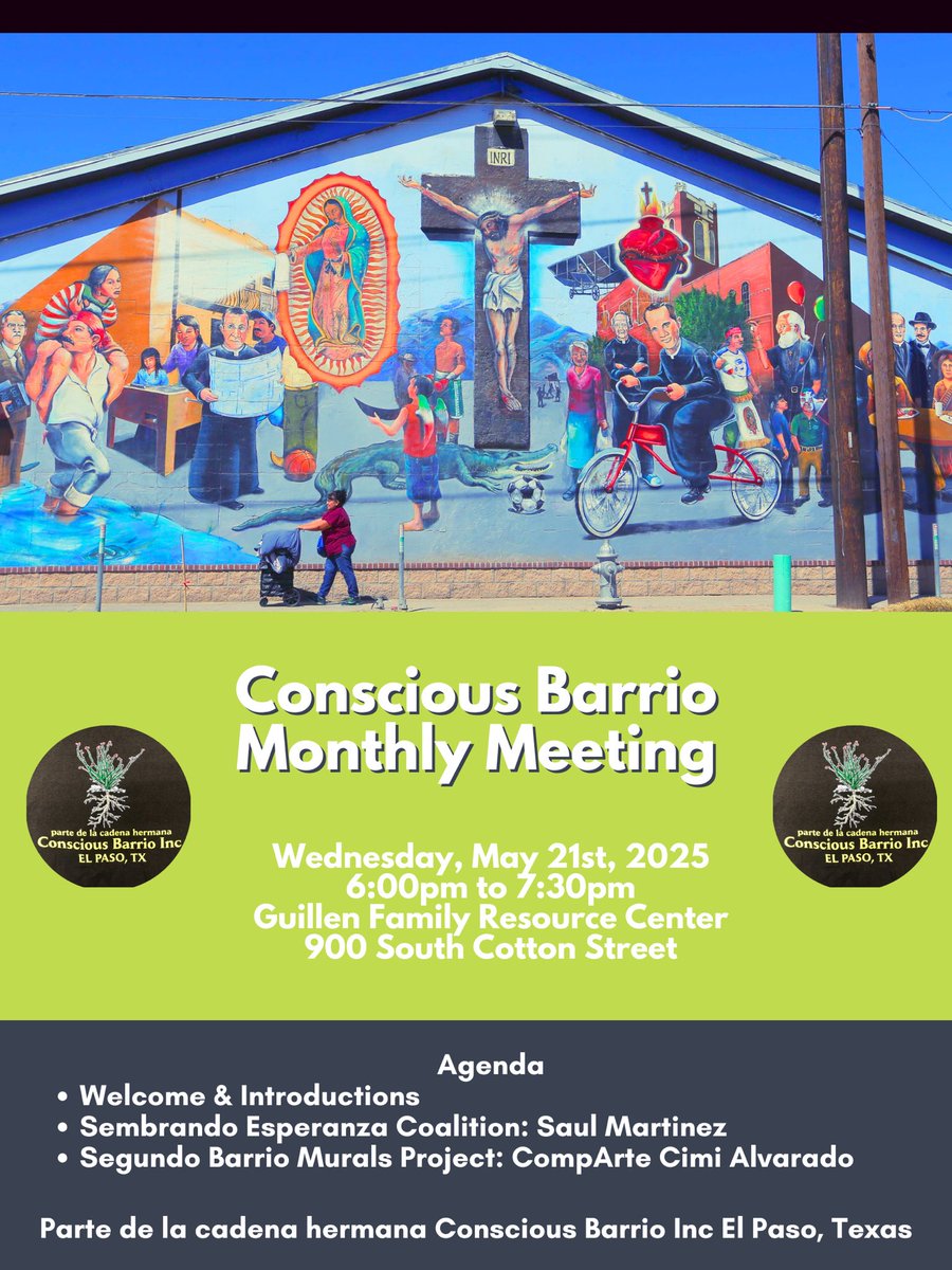 May meeting- this evening, Wednesday, May 21st at 6pm. Hope you can make it.