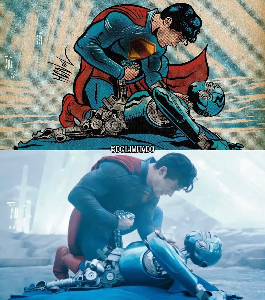 ElBoriKnight's tweet photo. Del cómic al Live Action 🤩
.
.
#Superman #DC #DCComics #DCU #DCStudios #Uxas https://t.co/zYxt0JbuEa