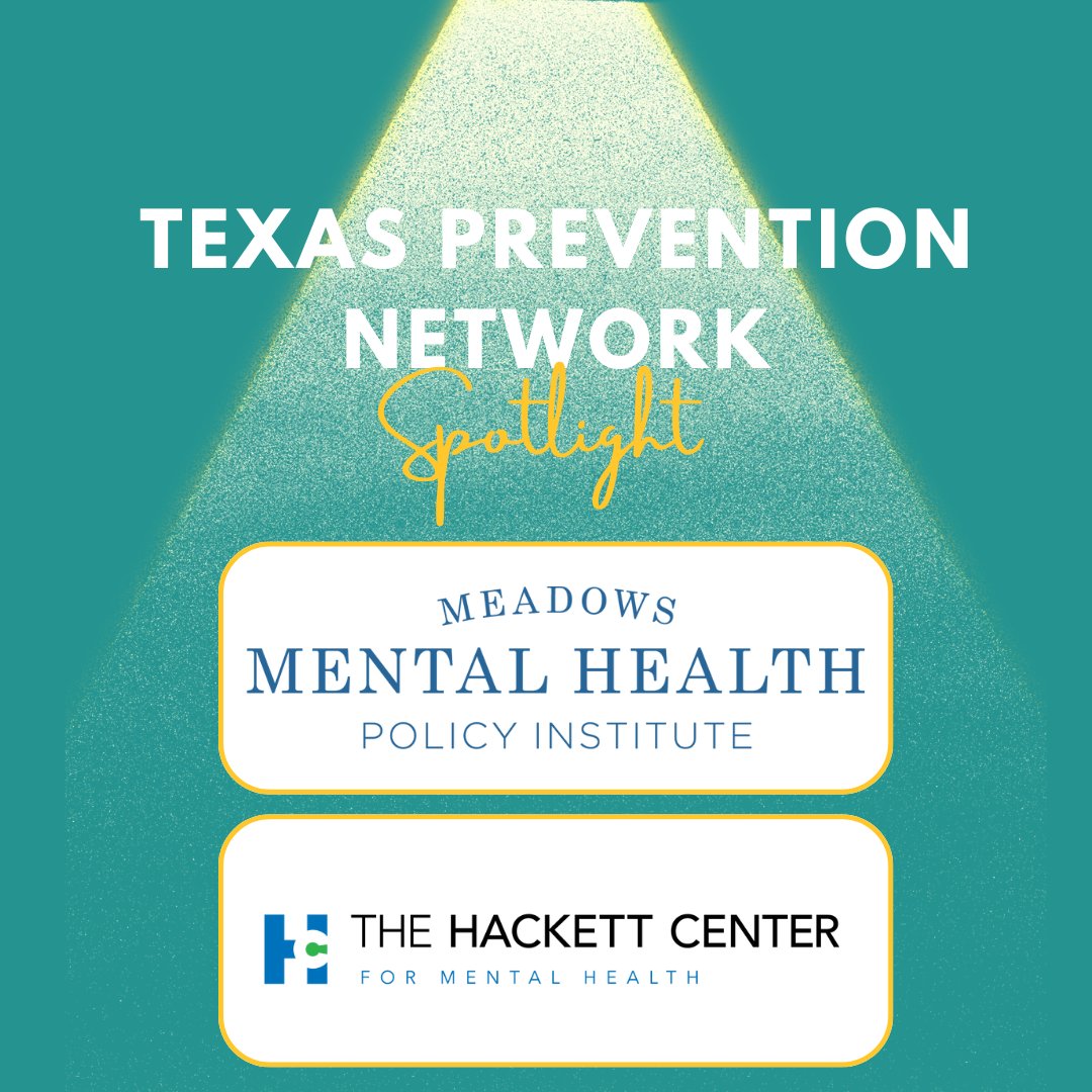 TexProtects (@texprotects) on Twitter photo This Mental Health Awareness Month, the Texas Prevention Network is excited to shine our May spotlight on <a href="/MeadowsInst/">Meadows Mental Health Policy Institute</a> & <a href="/HackettCenter/">The Hackett Center for Mental Health</a>.
Meadows Institute is a trusted source for results-oriented information & analysis of effective & efficient mental health policy and programs. This Mental Health Awareness Month, the Texas Prevention Network is excited to shine our May spotlight on <a href="/MeadowsInst/">Meadows Mental Health Policy Institute</a> & <a href="/HackettCenter/">The Hackett Center for Mental Health</a>.
Meadows Institute is a trusted source for results-oriented information & analysis of effective & efficient mental health policy and programs.