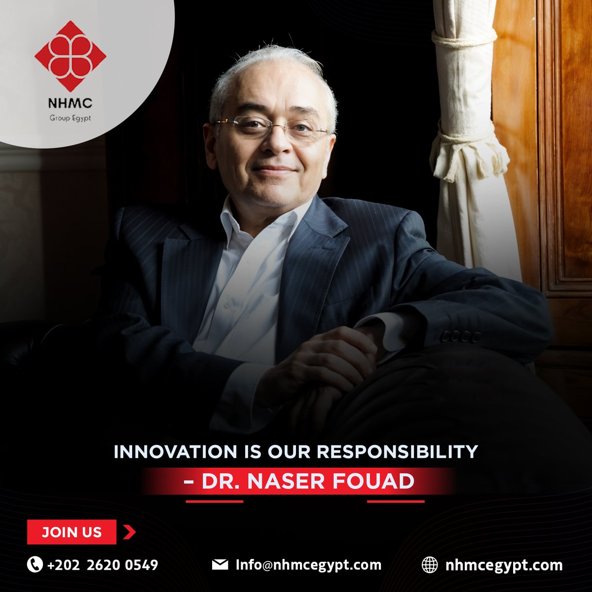 “Innovation is our responsibility.”
This quote represents NHMC’s belief that advancing healthcare is a duty, not an option.
Every system, facility, and service is built to push care forward.
Learn more: [ nhmcegypt.com ]
#NHMC #HealthcareInnovation #LeadWithCare