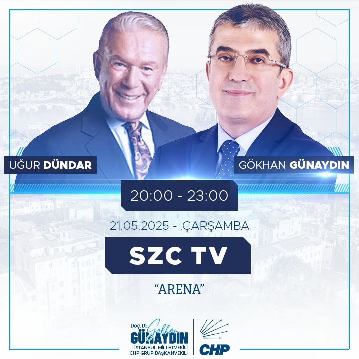 Bu akşam 20:00’den itibaren Sözcü TV’deyiz..
Bekleriz..