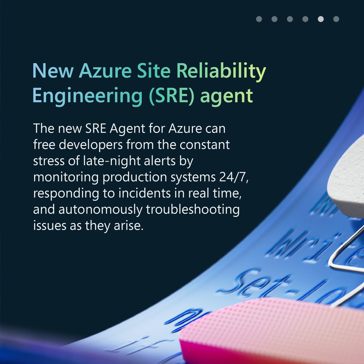 Azure's tweet photo. Swipe for the latest in agentic DevOps news from Microsoft Build. Read the blog for more: https://t.co/jteYOYVKQ1