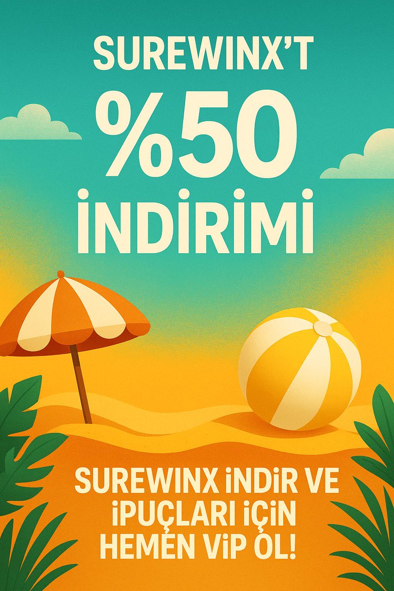 surewinx's tweet photo. ‼️ YAZ FIRSATI BAŞLADI ‼️
SureWinX’te %50 İNDİRİM seni bekliyor!
Uygulamayı hemen indir ⬇️
Tahminleri kaçırmadan VIP ol ve kazan
⏳ Süre sınırlı, şansı kaçırma!

📲 Android: https://t.co/dSSP4Dfv1a
📲 iOS: https://t.co/KQu7KDqMzM

#iddaa #vipfırsat #bettingtips #suretips #bahistahmin #futbol