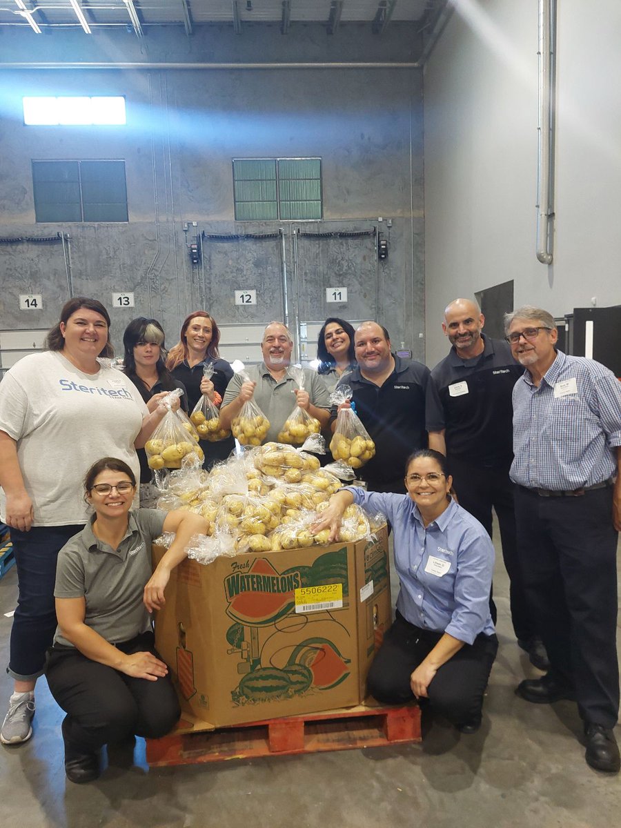 Steritech (@steritech) on Twitter photo Last week, our team in Southeast Tampa participated in a #SteritechConnects event at <a href="/FeedingTampaBay/">Feeding Tampa Bay</a>! Huge shoutout to our outstanding colleagues who volunteered to help give back to their local community. 💙 Last week, our team in Southeast Tampa participated in a #SteritechConnects event at <a href="/FeedingTampaBay/">Feeding Tampa Bay</a>! Huge shoutout to our outstanding colleagues who volunteered to help give back to their local community. 💙