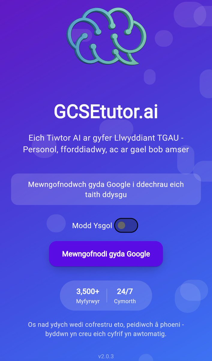 GCSEtutor.ai (@gcsetutorai) on Twitter photo 🏴 We are working hard on GCSEtutor being fully available in Welsh! 🏴
☑️ Complete tutorials
☑️ Flashcards generated from your own lessons
☑️ Pre- and post-lesson quizzes
☑️ Authentic exam questions
Pob dim yn Gymraeg!
<a href="/WG_Education/">Welsh Government Education</a> 🎉 🏴 We are working hard on GCSEtutor being fully available in Welsh! 🏴
☑️ Complete tutorials
☑️ Flashcards generated from your own lessons
☑️ Pre- and post-lesson quizzes
☑️ Authentic exam questions
Pob dim yn Gymraeg!
<a href="/WG_Education/">Welsh Government Education</a> 🎉