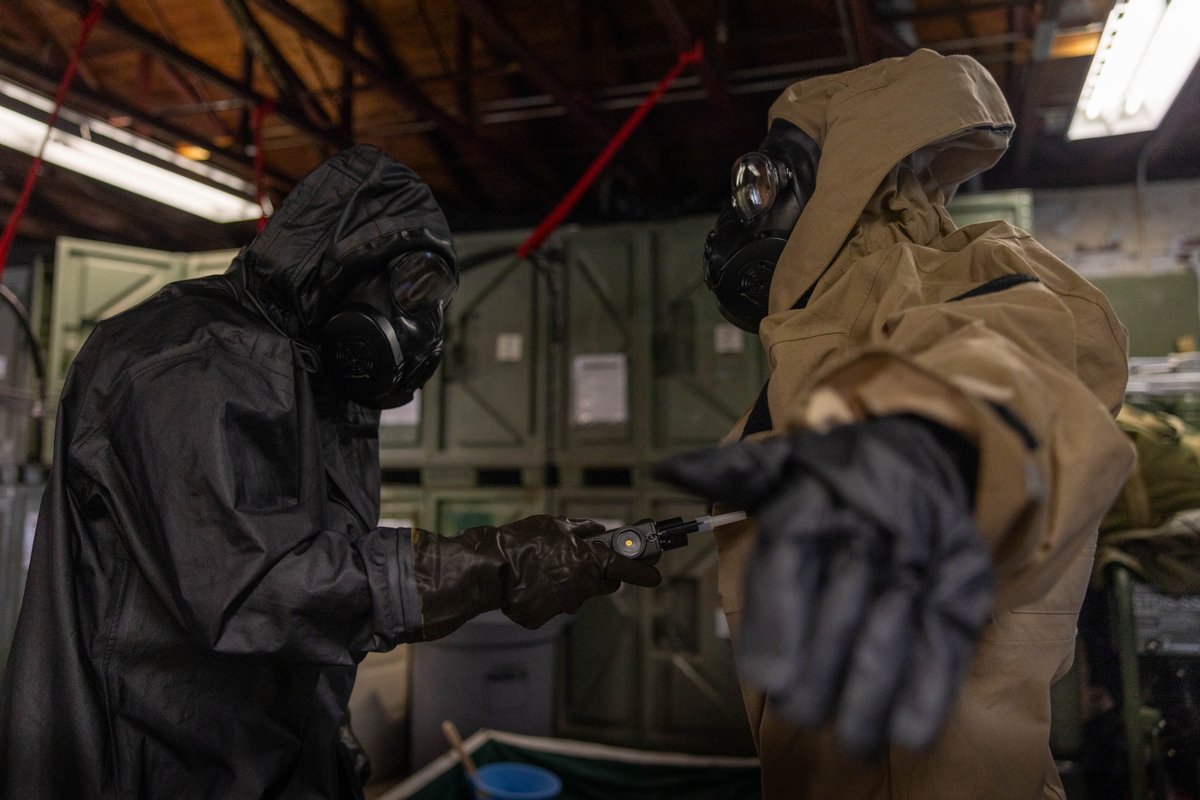 U.S. Marines (@usmc) on Twitter photo #Marines with <a href="/2ndMLG/">2nd Marine Logistics Group</a> took part in a simulated Chemical, Biological, Radiological and Nuclear (CBRN) response exercise at <a href="/camp_lejeune/">Camp Lejeune</a>, North Carolina.
This hands-on exercise allowed CBRN specialists to practice performing reconnaissance, sampling, and collecting CBRN #Marines with <a href="/2ndMLG/">2nd Marine Logistics Group</a> took part in a simulated Chemical, Biological, Radiological and Nuclear (CBRN) response exercise at <a href="/camp_lejeune/">Camp Lejeune</a>, North Carolina.
This hands-on exercise allowed CBRN specialists to practice performing reconnaissance, sampling, and collecting CBRN