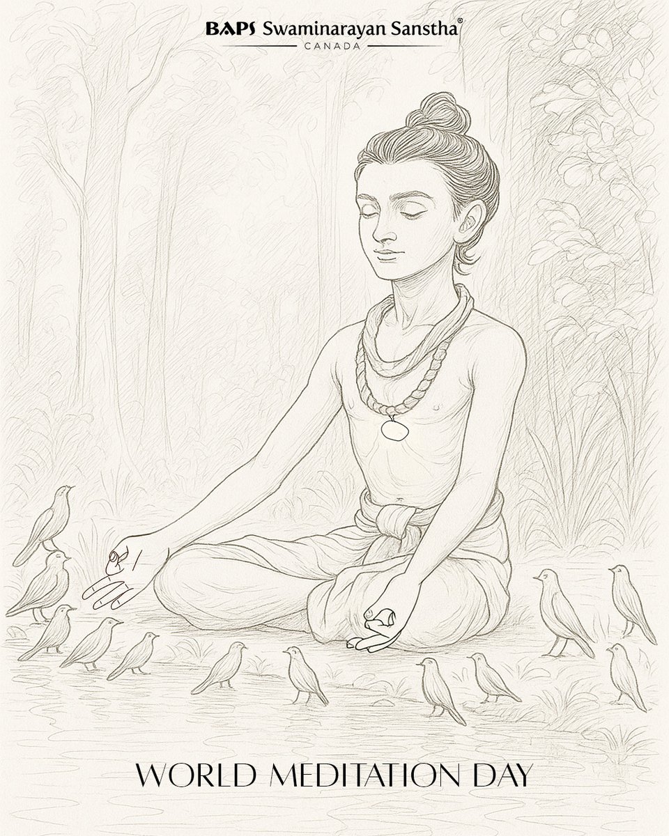 On this World Meditation Day, let us take a moment to turn inward—through #prayer, #reflection, and #stillness. True peace begins not in the noise of the world, but in the calm of the soul.

#WorldMeditationDay #BAPSToronto #BAPS