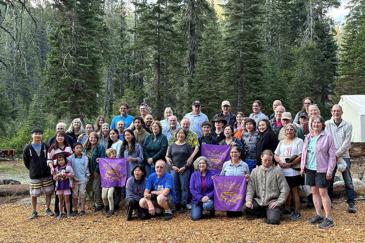 Join us for our annual Alumni Camping Trip in the Sierra! This year, the event will take place from Thursday, Aug. 21 to 24. Campers get an additional day this year to enjoy nature, although no programming is planned for that day. RSVP online: renxt.sfsu.edu/site/Calendar?…