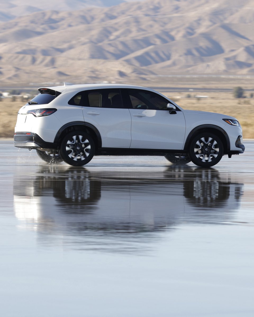 Honda's tweet image. The 2026 #HondaHRV has arrived with stylish design upgrades and enhanced standard tech features!
On sale now: honda.us/3ScYlrq