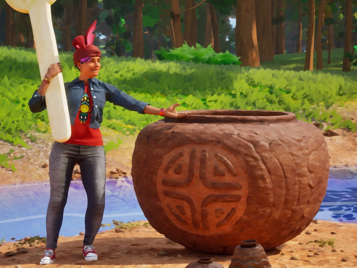 ICYMI: A brand-new Let’s Talk Cherokee is HERE!

Sinasd gives Nel and Wili an introduction to a larger-than-life pottery stamp. Join the friends as they progress in their art skills and learn Cherokee words about clay.

📺 Watch now at: youtube.com/watch?v=ASjSm5…