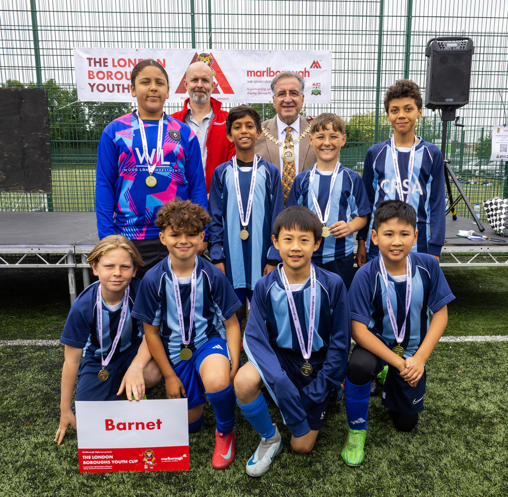 Cromer Road Primary School, representing the London Borough of Barnet, have been crowned champions of the London Boroughs Youth Cup, which took place over the weekend ⚽!

Congratulations to you all! 🏆