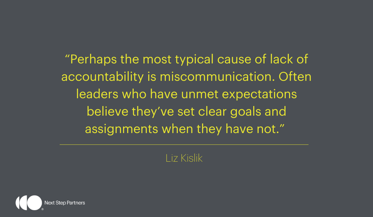 Accountability isn't about blame; it's about leadership and commitment. In her @forbes article, Liz Kislik explores how leaders can foster true accountability by setting clear expectations and supporting their teams, with insights from Roger Gerard, PhD. ow.ly/U8Go50VL23j