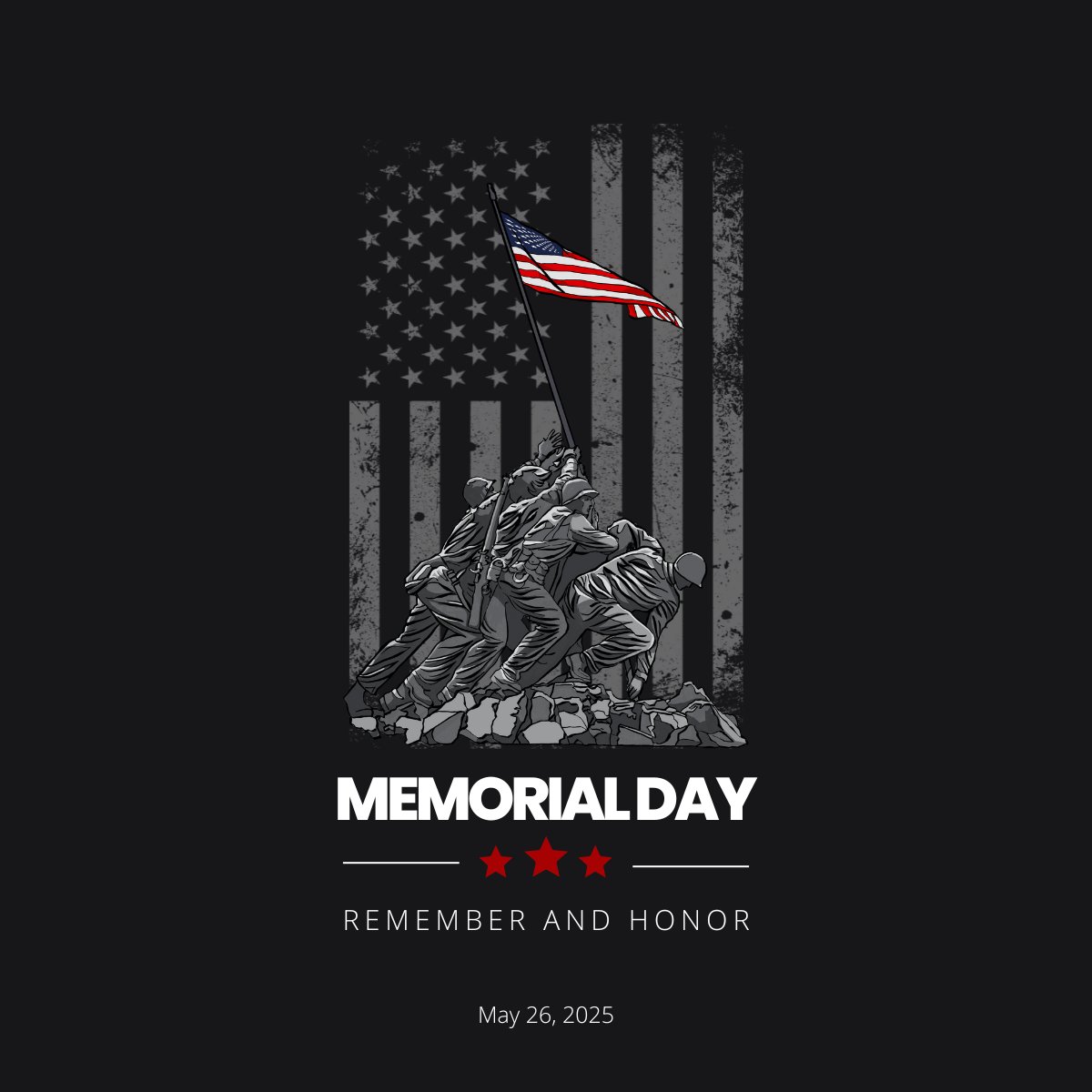 Today, we pause to honor those who gave the ultimate sacrifice in service to our nation. As Spartans, we carry their legacy forward—in our studies, our service, and our commitment to building a better future. #MemorialDay #UNCG #SpartanPride #HonorAndRemember
