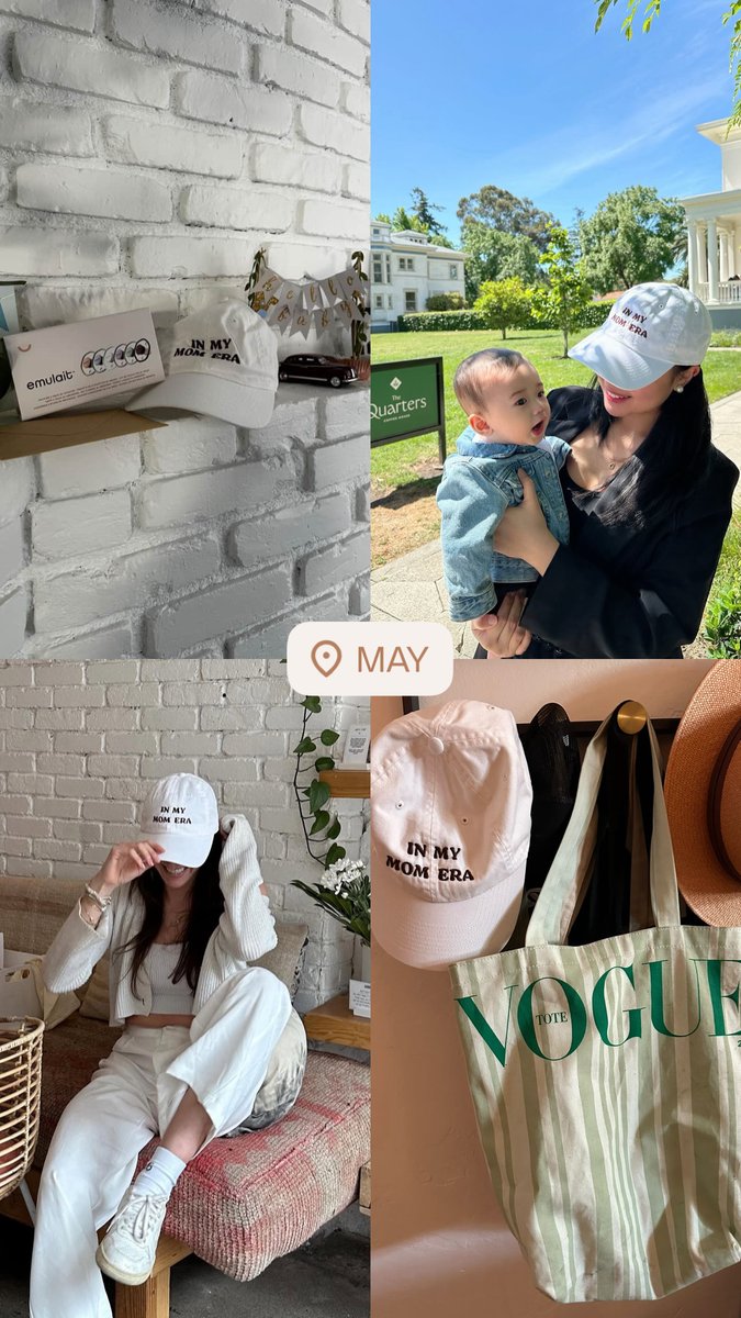 Spotted in the wild! Our In My Mom Era caps are the perfect warm-weather accessory 😎

Shop the In My Mom Era Cap here: emulait.com/products/in-my…