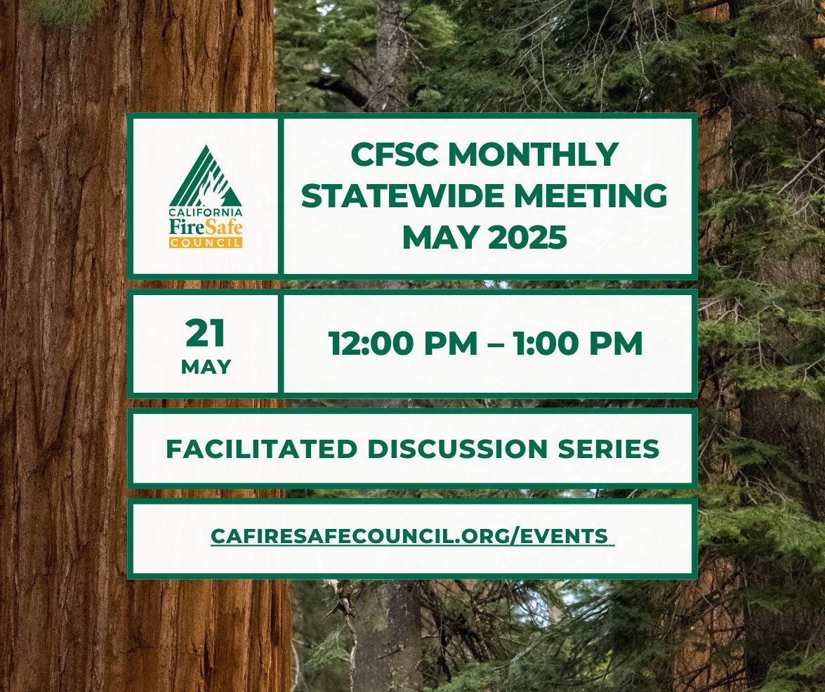 CA Fire Safe Council tweet media