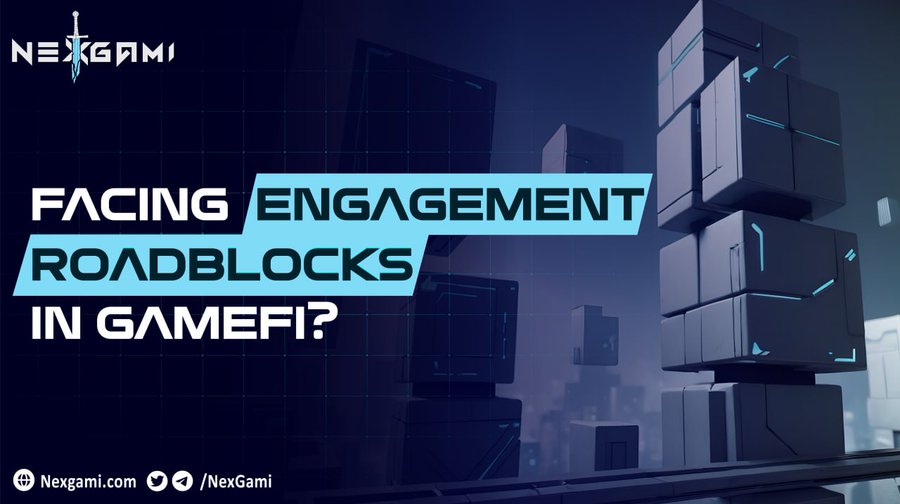 🕹 Facing engagement roadblocks in GameFi?   

NexGami hears you! We're bridging the gap between traditional gaming and blockchain with innovative engagement strategies that resonate with conventional gamers.   

Get ready for a GameFi revolution!  NexGami is coming soon