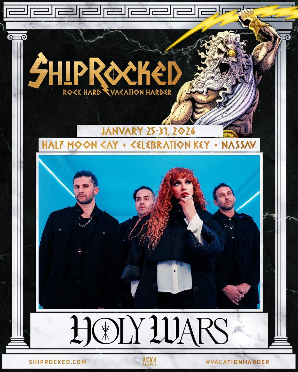 We’re setting sail on @shiprocked 2026! Ready to bring the heat on board 🌊 ⚓

shiprocked.com