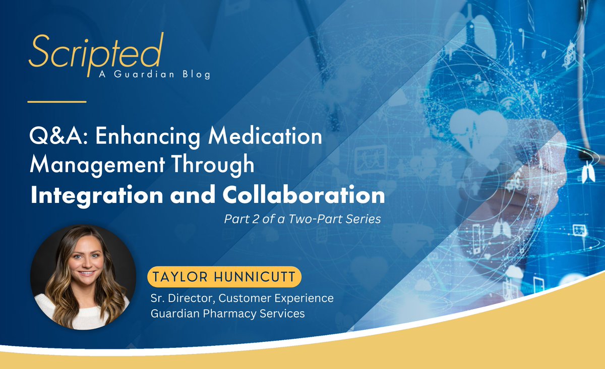 GuardPharm's tweet photo. What’s next for interoperability in senior care? In Part 2 of our Q&amp;A series, Taylor Hunnicutt shares insights on the future of medication safety, predictive analytics, and the real-world impact of smarter communication tools. Read the second installment: https://t.co/JYeEGCWdTK https://t.co/68HqybhIiP