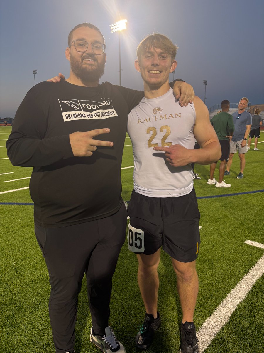Pate Bowers (@patebowers) on Twitter photo Feeling truly blessed to receive an offer from <a href="/OBU_Football/">OBU Football</a>! Huge thanks to <a href="/CoachRoberts760/">Coach Roberts</a> for this incredible opportunity. Grateful beyond words for this blessing!
<a href="/backercoach/">CoachJasonMelot</a> <a href="/OBUCoachJensen/">Chris Jensen</a> <a href="/OBUBISONFB/">OBU Bison Football</a> <a href="/Zach2Blevins/">Zachary Blevins</a> <a href="/KaufFootball_TX/">Kaufman Football</a> <a href="/DanielStantz/">Daniel Stantz</a> Feeling truly blessed to receive an offer from <a href="/OBU_Football/">OBU Football</a>! Huge thanks to <a href="/CoachRoberts760/">Coach Roberts</a> for this incredible opportunity. Grateful beyond words for this blessing!
<a href="/backercoach/">CoachJasonMelot</a> <a href="/OBUCoachJensen/">Chris Jensen</a> <a href="/OBUBISONFB/">OBU Bison Football</a> <a href="/Zach2Blevins/">Zachary Blevins</a> <a href="/KaufFootball_TX/">Kaufman Football</a> <a href="/DanielStantz/">Daniel Stantz</a>
