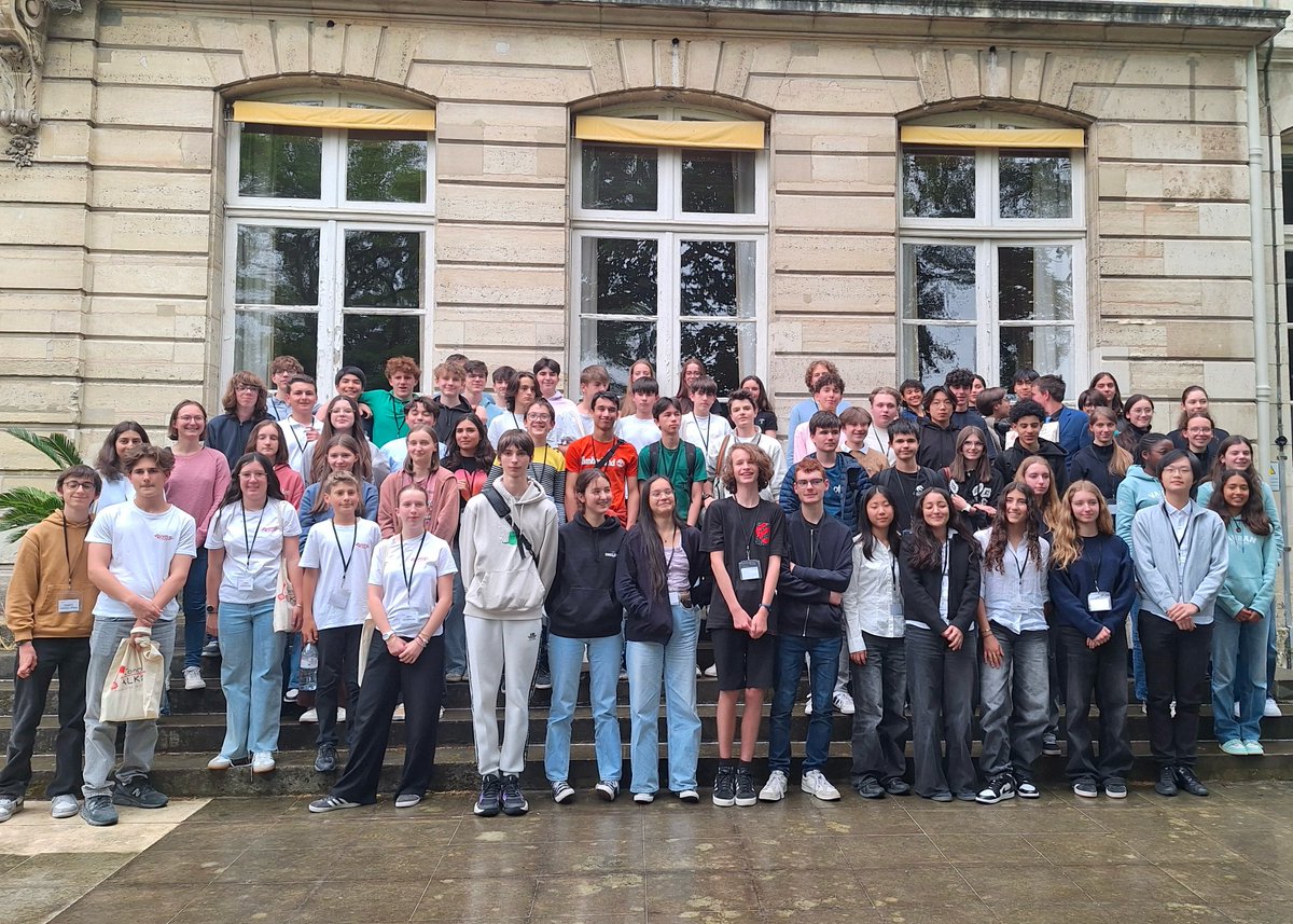 Centre Inria de Paris (@inria_paris) on Twitter photo #Concours 🏆 | Aujourd'hui, c'était la finale de la 10e édition du <a href="/ConcoursAlKindi/">Concours Alkindi</a> (🎂) à l'École des <a href="/Mines_Paris/">Mines Paris - PSL</a>. Anne Canteaut, spécialiste en #cryptographie, était présente pour montrer aux finalistes l’art de "casser les codes" 🔐🔨! Félicitations à tous les lauréat·es 👏 ! #Concours 🏆 | Aujourd'hui, c'était la finale de la 10e édition du <a href="/ConcoursAlKindi/">Concours Alkindi</a> (🎂) à l'École des <a href="/Mines_Paris/">Mines Paris - PSL</a>. Anne Canteaut, spécialiste en #cryptographie, était présente pour montrer aux finalistes l’art de "casser les codes" 🔐🔨! Félicitations à tous les lauréat·es 👏 !