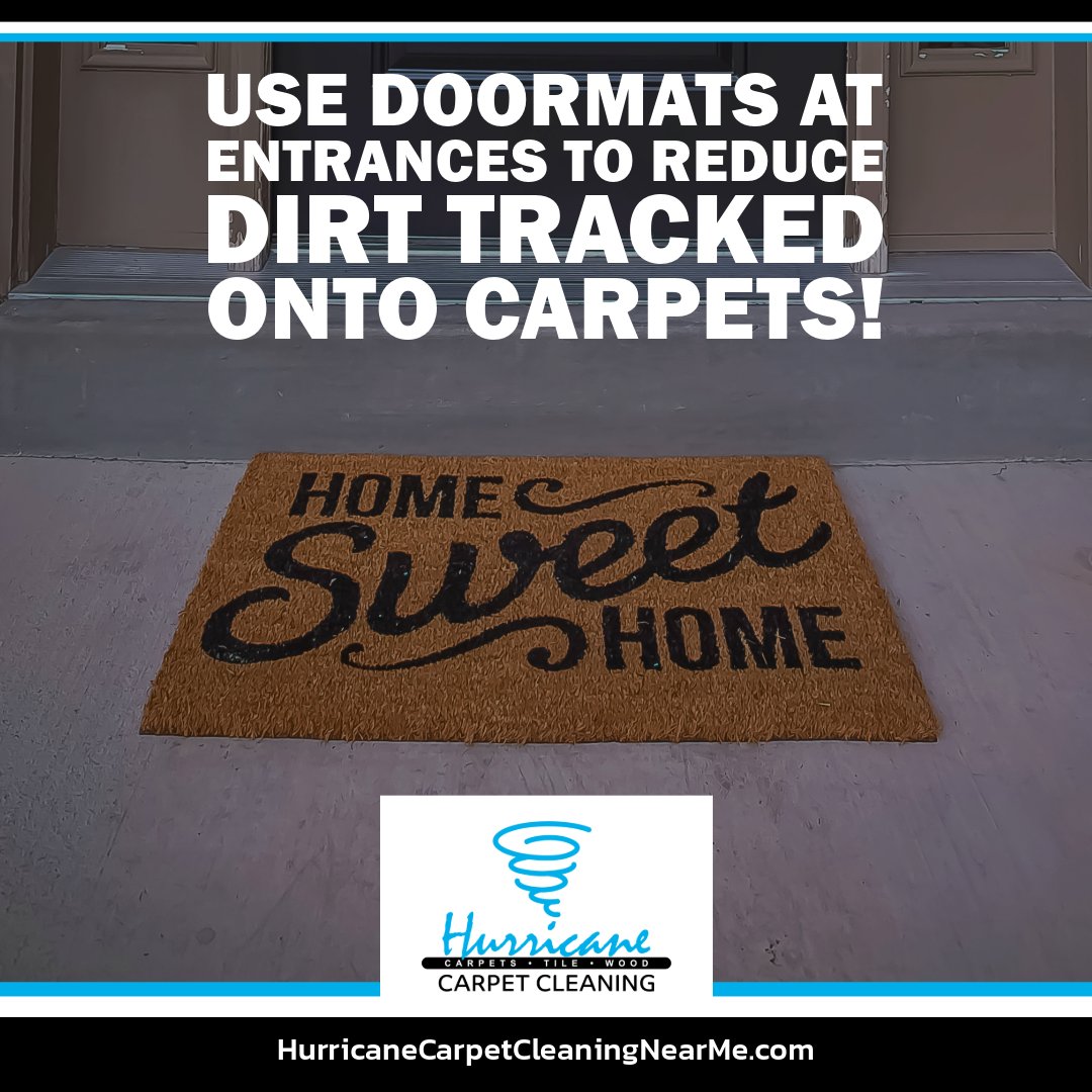 hurricanecarpet's tweet image. 🚪 Use doormats at entrances to reduce dirt tracked onto carpets!

The Best Carpet Cleaning in Ann Arbor, MI: hurricanecarpetcleaningnearme.com

✨ Our eco-friendly cleaning keeps your carpets vibrant and welcoming.

#CarpetTips #AnnArborMI #CleanLiving #Hurricane...