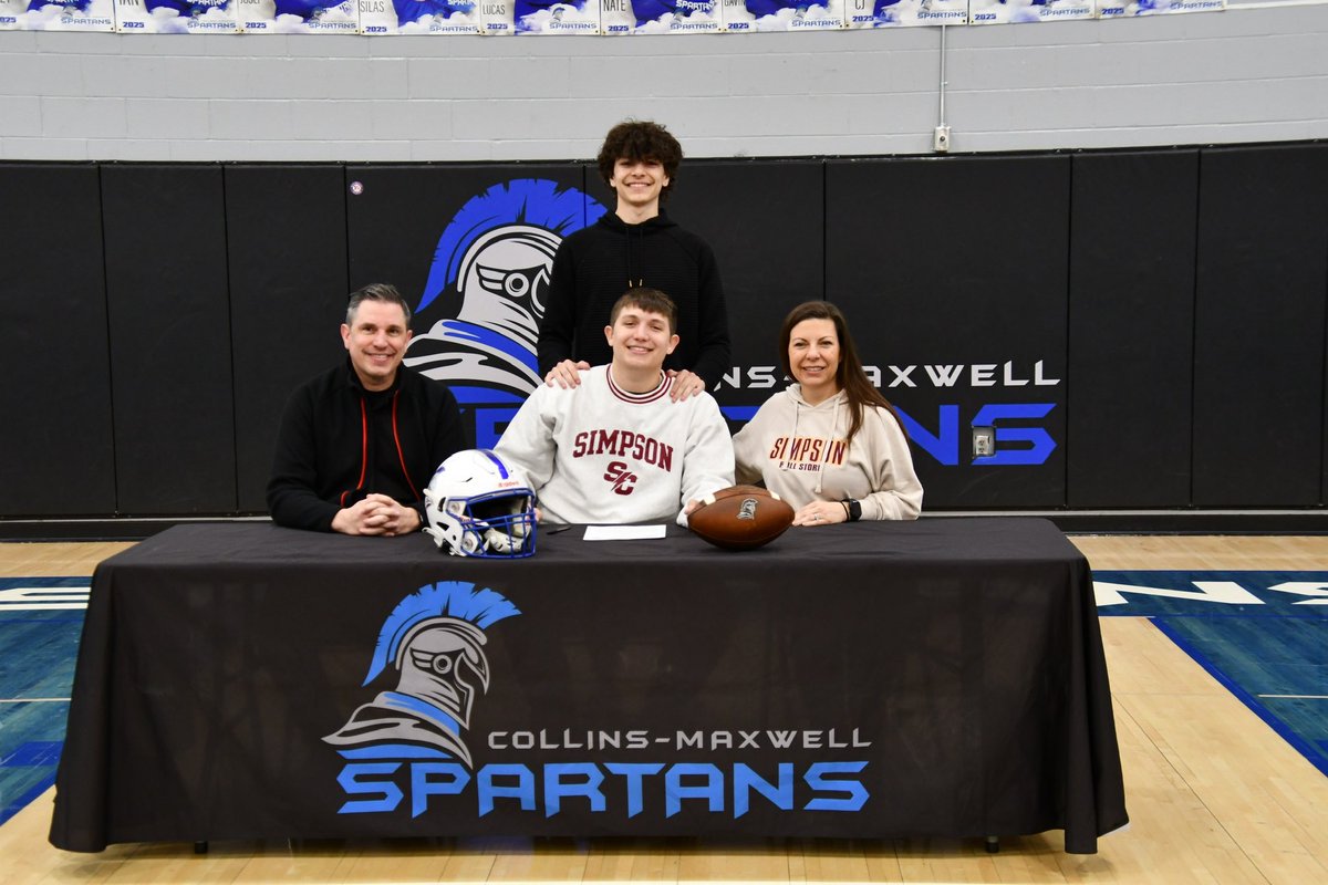 I've been given the honor of being signed to Simpson College for football. Thank you to the Lord above and my parents for supporting me on my journey into football. I wouldn’t have been able to do it without all the people in my life.
<a href="/SimpsonCollege/">Simpson College</a>