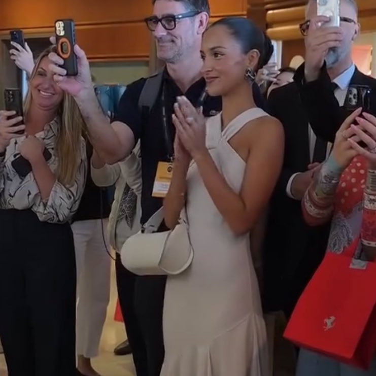 always in the front row for him