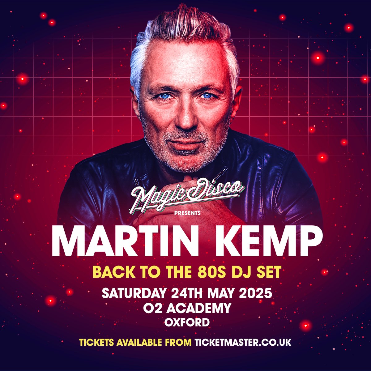 O2 Academy Oxford (@o2academyoxford) on Twitter photo We can't wait to welcome <a href="/realmartinkemp/">Martin Kemp</a> back to Oxford next Saturday for The Ultimate Back To The 80s DJ Set! Sat 24 May.
Last call for 🎟️ - grab yours while you still can! 👉 amg-venues.com/LMvv50VWv18 We can't wait to welcome <a href="/realmartinkemp/">Martin Kemp</a> back to Oxford next Saturday for The Ultimate Back To The 80s DJ Set! Sat 24 May.
Last call for 🎟️ - grab yours while you still can! 👉 amg-venues.com/LMvv50VWv18