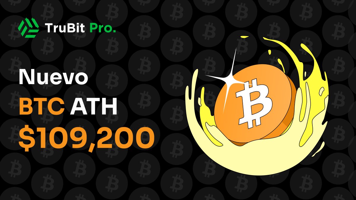 🚨 Bitcoin marca nuevo ATH: $109,200
El mercado rompe récords y todo apunta a un nuevo ciclo alcista.
¿Estás listo para lo que sigue?
📲 Tradea en tiempo real con #TruBitPro
#BTC #ATH #CryptoLATAM