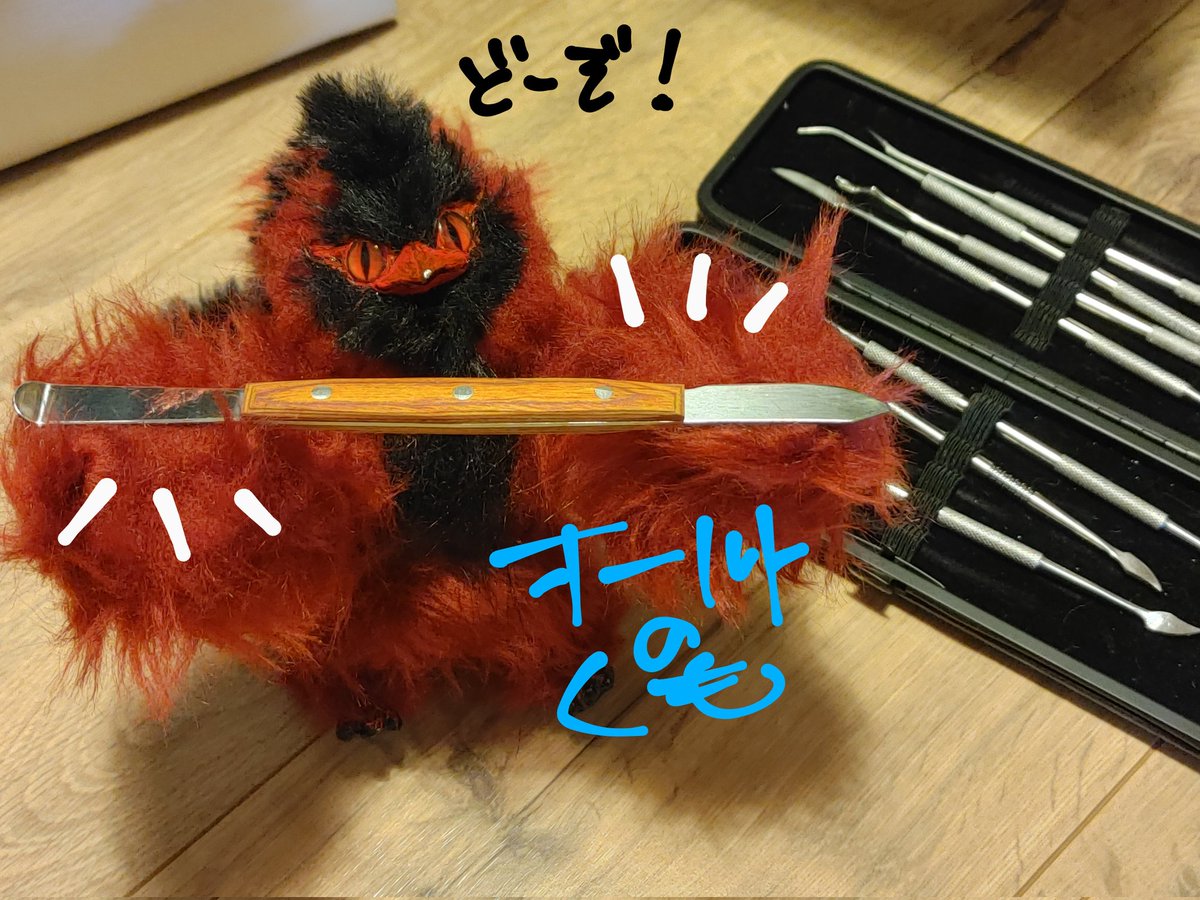 えっ？これつかうの？🔥🦅🔥

どーぞ！つぎはとり？
…ちがうの？そっかあ🔥🦅🔥

#ぬい撮り
#アートドール