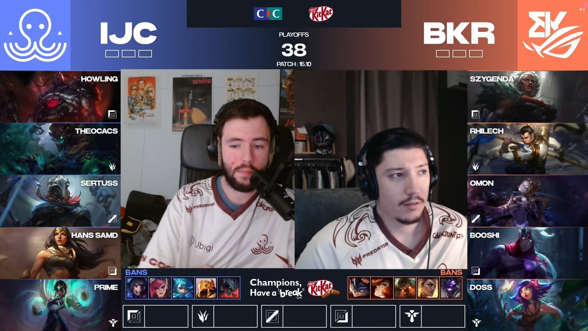 En rentre en game 1 du premier BO5 de ce Split !

#IJCWIN 🐙