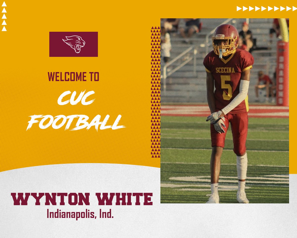 It's time to welcome another new family member for the 2025 season ⬇️                    

Meet our cornerback from Indianapolis, Indiana.                      

Welcome to the CUC Family, Wynton White!!