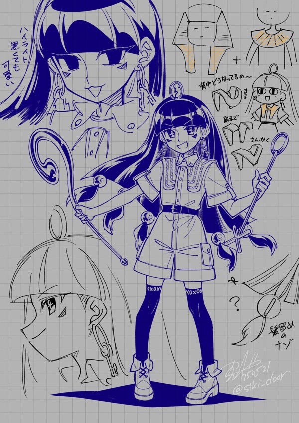 新キャラさん描きたい欲おさえられなかったよ 