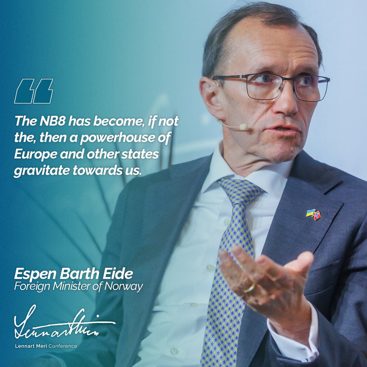 ICDS Tallinn (@icds_tallinn) on Twitter photo 💬 "The NB8 has become, if not the, then a powerhouse of Europe, and other states gravitate towards us." — <a href="/EspenBarthEide/">Espen Barth Eide</a>, Foreign Minister of <a href="/NorwayMFA/">Norway MFA</a> 🇳🇴
🔹 How to Make the NB8 the New Powerhouse of Europe? #LennartMeriConference 💬 "The NB8 has become, if not the, then a powerhouse of Europe, and other states gravitate towards us." — <a href="/EspenBarthEide/">Espen Barth Eide</a>, Foreign Minister of <a href="/NorwayMFA/">Norway MFA</a> 🇳🇴
🔹 How to Make the NB8 the New Powerhouse of Europe? #LennartMeriConference