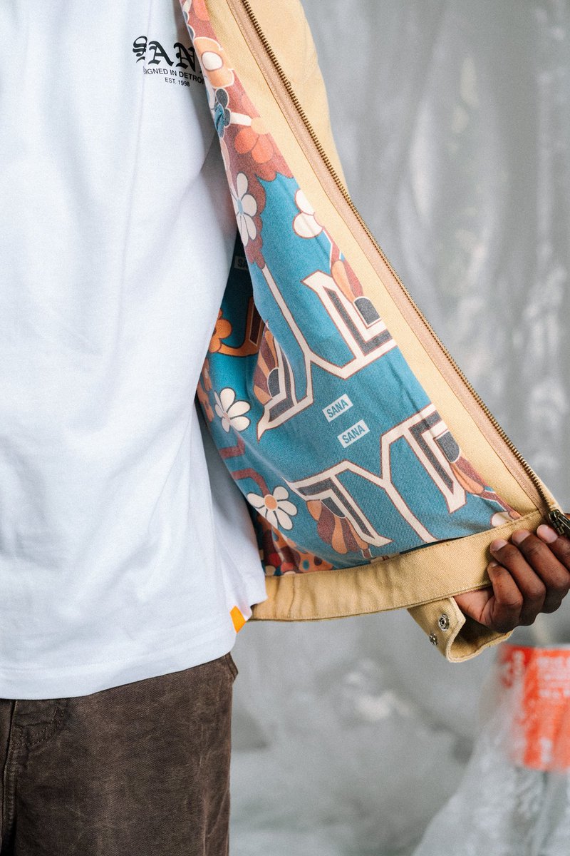 SanaDetroit's tweet image. Our Spring/Summer collection introduces new styles including our Angel Workwear Jacket designed with a relaxed fit, incorporating elements of our heritage. These jackets are made with mid-weight duck canvas, engineered as an added spring layer and finished with patterned inner…