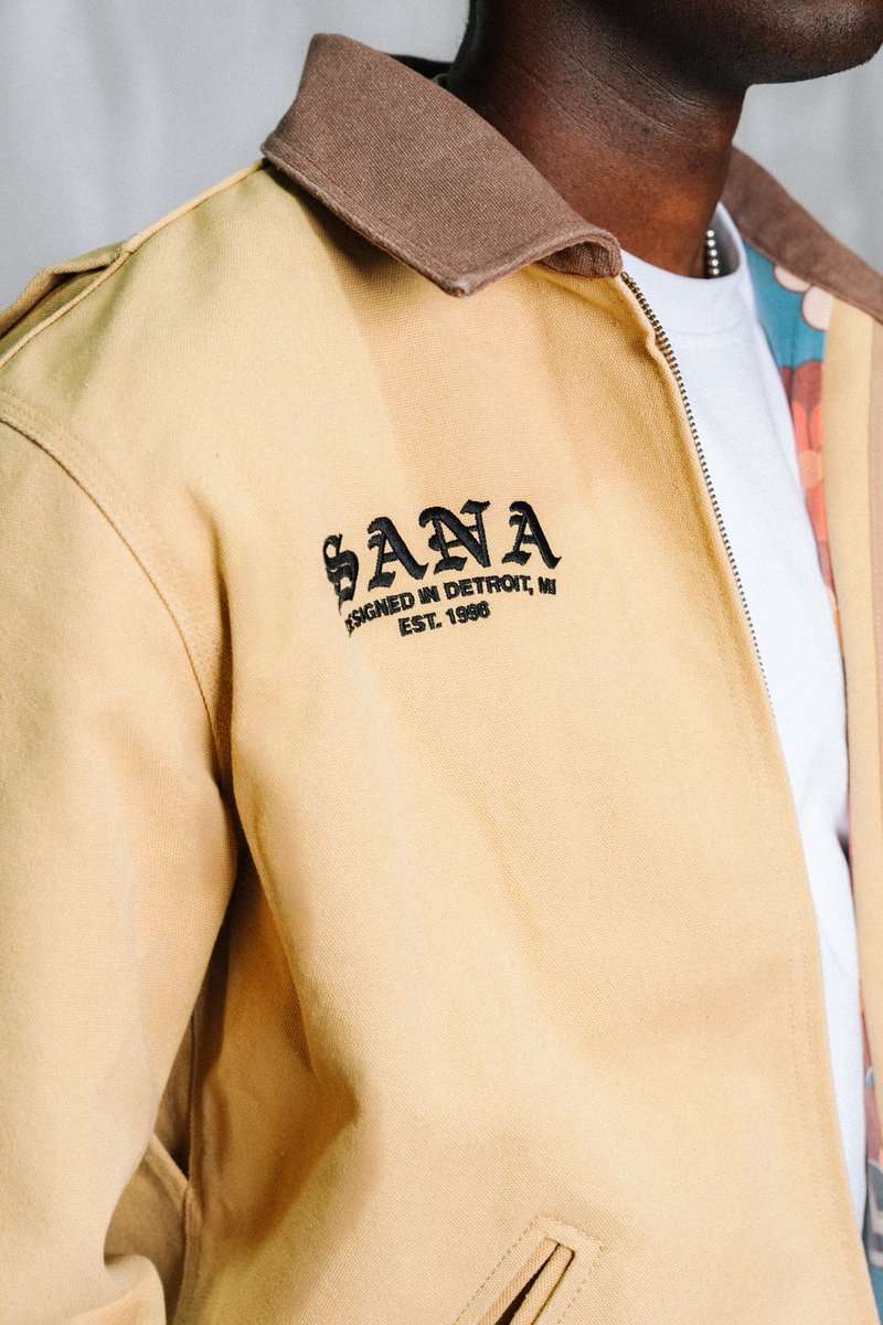 SanaDetroit's tweet image. Our Spring/Summer collection introduces new styles including our Angel Workwear Jacket designed with a relaxed fit, incorporating elements of our heritage. These jackets are made with mid-weight duck canvas, engineered as an added spring layer and finished with patterned inner…