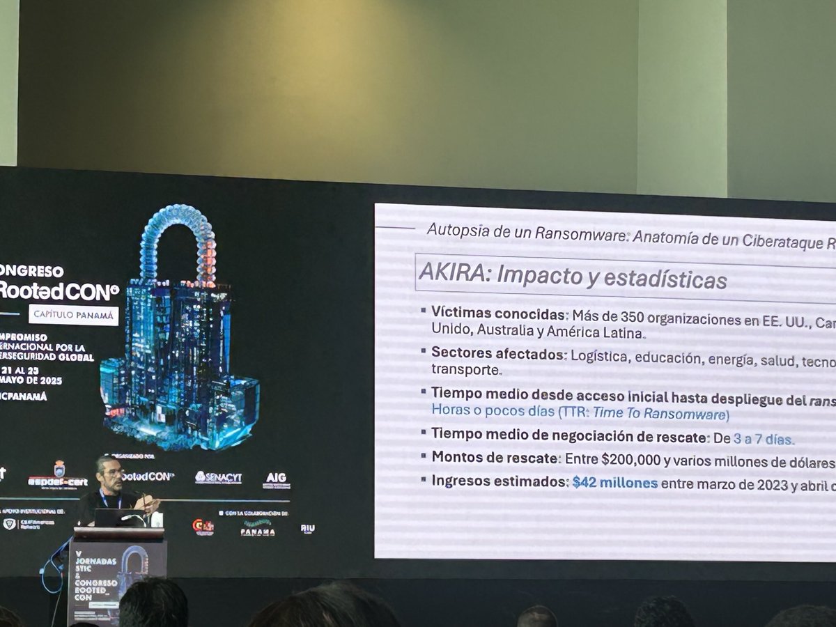 sebasvasquezs's tweet photo. Participando de ⁦⁦@rootedcon⁩ #panama https://t.co/tgJRvLMxrk
